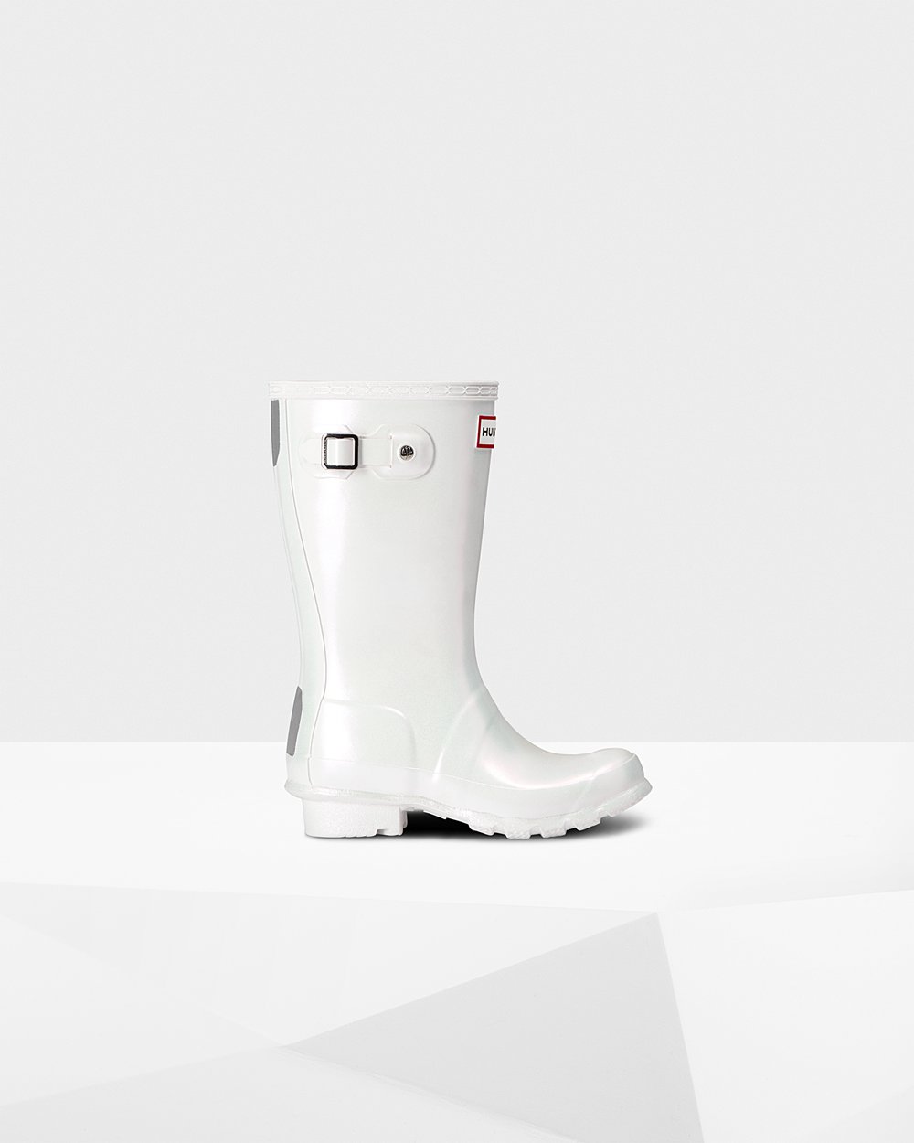 Bottes de Pluie Hunter Original Grands Nebula Enfant Argent OKGWEBY-70